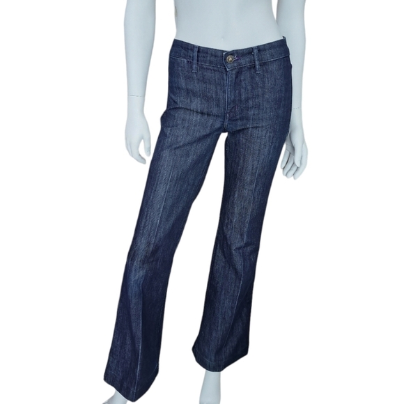 Rich & Skinny blue womens wide leg jeans. Size 26, Made in USA - Picture 2 of 14